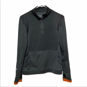 Orangetheory Half Zip Gray Pullover Top. Size M